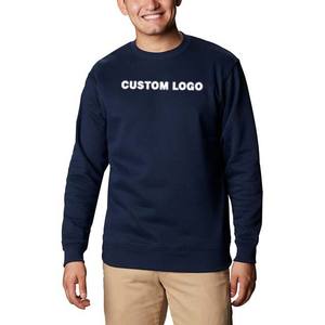 Sudadera con Capucha de Cuello Redondo para Hombre, 100% Algodón, Azul Marino, Lisa, al por Mayor, Personalizable, Talla Grande - Product Image 6