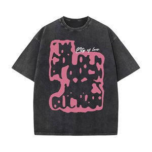 Camisetas de lavado ácido de verano para hombre Último diseño Jersey de secado rápido Manga corta personalizada Impresión de lavado ácido en venta - Product Image 1