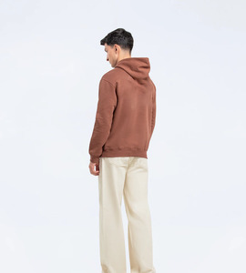 เสื้อฮู้ดดี้ผ้าเฟรนช์เทอร์รี่แบบวินเทจ ทรงหลวม นุ่ม เบา ใส่ได้ทั้งชายและหญิง มีกระเป๋า ระบายอากาศได้ดี - Product Image 4