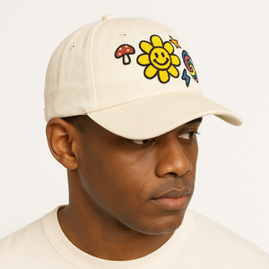 หมวกเบสบอลผ้าคอตตอนโพลีเอสเตอร์ปรับได้6แผงพร้อมโลโก้ปักสำหรับหมวกกีฬา OEM ผู้ผลิต - Product Image 3