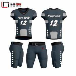 Maillots de football américain personnalisés uniformes de football américain pour jeunes adultes et hommes maillot de football américain de sublimation confortable - Product Image 4