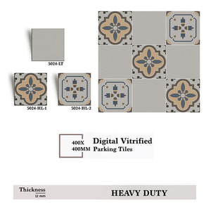 Ma-rốc thiết kế 400x400 mét bán sứ Heavy Duty bãi đậu xe gạch lát sàn kỹ thuật số in ngoài trời gạch lát sàn - Product Image 6