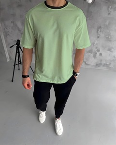เสื้อยืดแขนยาวผู้ชายคุณภาพสูง 100% ขายส่ง แบบเรียบ ผ้าแคนวาสคอตตอน 100% ทรงหลวม ไม่เป็นขุย สั่งทำได้ตามต้องการ สำหรับทั้งชายและหญิง - Product Image 3