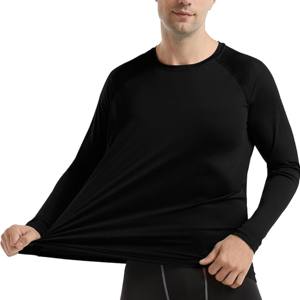 2025เสื้อรัดรูปของผู้ชายเสื้อกีฬาแขนยาวแห้งเร็วระบายอากาศเข้ายิมออกกำลังกายแบบกำหนดเองเสื้อยืด Amano - Product Image 3