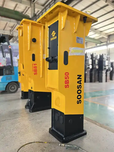 Martillo hidráulico SOOSAN-Modelo SB 50 tipo caja adecuado para miniexcavadoras retroexcavadoras y minicargadoras para excavar. - Product Image 2