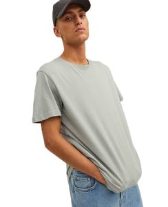 Camiseta de algodón de 240g de peso pesado con logotipo patrón personalizado Camiseta de algodón transpirable para hombres - Product Image 5