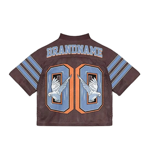 Bas quantité minimale de commande Sublimé Sportswear Football Mesh Jersey Personnalisé V Col Équipe Joueur Football Polyester Jersey Mesh Boxy Jersey - Product Image 3