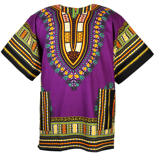ขายตรงจากโรงงาน CRAFTSHUB เสื้อผ้าดาชิกิแอฟริกันคุณภาพเยี่ยม เกรดมาตรฐาน แฟชั่นทันสมัย ผ้าฝ้าย ระบายอากาศได้ดี สำหรับทั้งชายและหญิง - Product Image 1