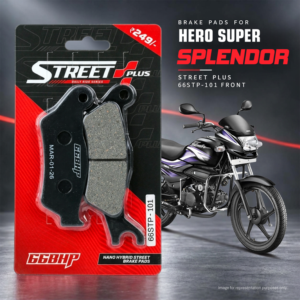 Pastillas de Freno para Hero Splendor Plus 13S Super Splendor Splendor I Smart Street - Product Image 2