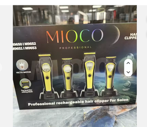 สินค้ามาใหม่ M9650 9652 ชุดเครื่องตัดผมและเครื่องเล็มผมแบบมืออาชีพ ชุดเครื่องตัดผมมอเตอร์เวกเตอร์แบบชาร์จไฟได้ - Product Image 3
