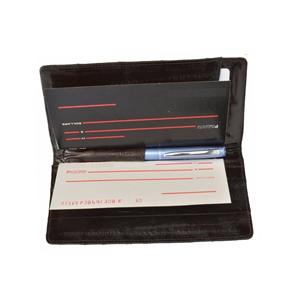 Nuevo Unisex hecho a mano negro PU cuero tarjetero billetera cuero largo chequera cubierta RFID característica estilo plegable abierto logotipo personalizado - Product Image 1