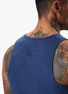 Camisetas sin mangas 3D Vintage de fabricante OEM de Pakistán para hombres y mujeres diseñadas para entrenamiento físico, gimnasio, ropa de calle cómoda - Product Image 3