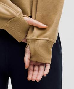 Sweat-shirt à col roulé à manches longues de couleur unie pour femmes avec fermeture éclair à col roulé personnalisable pour femmes - Product Image 4