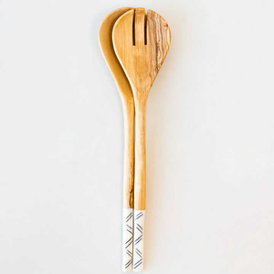 Ensemble de couverts en bois de manguier de haute qualité, écologique, fait à la main, personnalisé, 2 cuillères, nouveau design, échantillon gratuit disponible pour - Product Image 3