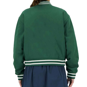 Chaqueta Universitaria para Mujer, Superventas de Invierno, Manga de Satén, Diseño de Parches, Chaqueta Universitaria de Moda, Oferta, Chaqueta Universitaria para Mujer - Product Image 4