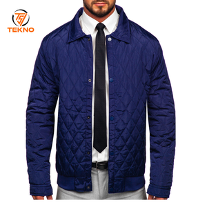 Chaquetas acolchadas con capucha extraíbles brillantes para hombre de invierno, venta al por mayor, chaqueta acolchada de nailon personalizada, acolchada, transpirable, servicio OEM personalizado - Product Image 1