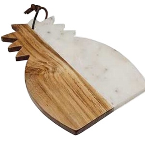 Tabla de Cortar de Madera y Mármol, Ecológica, Utensilio de Cocina para Cortar Verduras y Frutas - Product Image 1