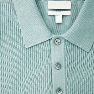 Venta al por mayor de ropa de calle personalizada logotipo en blanco color sólido Polo camisa para hombres 100% algodón hombres mejor precio liso cómodo Polo camisetas - Product Image 6