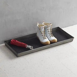 Handmade Rectangle <b>Boot</b> Tray Latest Design Metal Black Finished Single Tier for <b>Shoes</b> Home Living Room Decorative - Product Image 4