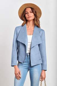 Chaqueta de talla grande para mujer de alta calidad, chaquetas de cuero a la moda, ropa larga de cuero PU genuino, chaquetas de mujer - Product Image 4