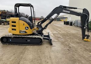 <b>Top</b> Condition John Deere 50G Mini Excavator for Sale 5 Ton Diesel Engine Zero Tail <b>Swing</b> Compact Rubber Track Machine - Product Image 3