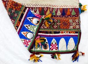 Authentique Banjara Dowry Kantha Bag Vintage Handmade Dowry Vintage Boho Bag - Product Image 4