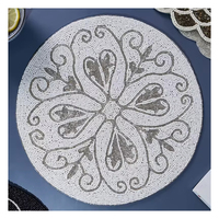 Sous-verres de table perlés écologiques de luxe moderne pour la décoration intérieure, sous-verres de table en pierre colorée pour restaurant, bar, mariage, Axiom Home