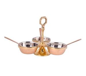 ชุดถ้วยดองผักสามใบทองแดงคุณภาพพรีเมียม ขายส่ง ทองแดงแบบดั้งเดิม กลิ่นอายโมเดิร์น รับรับประทานดองผักสดใหม่ ถ้วยดองผัก - Product Image 6