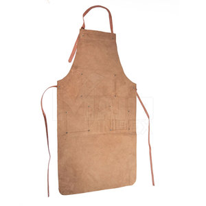 Delantal de Cuero Genuino de la Mejor Calidad, Impermeable, Transpirable y Personalizable con Correa de Cuero, Venta al Por Mayor - Product Image 2