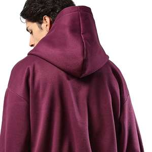 Sweat-shirt d'hiver décontracté à fermeture éclair, en coton 100%, surdimensionné, écologique, style streetwear pour homme, impression de logo personnalisée, nouveau style - Product Image 4