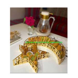 ชามสองชั้นลายโลหะสีทอง สำหรับใส่ผลไม้และช็อกโกแลต ขายส่งและจัดจำหน่าย - Product Image 6