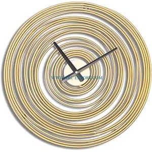 Nouvelle horloge murale de fantaisie moderne plaquée or antique Horloge murale décorative de conception standard pour restaurants et hôtels d'intérieur - Product Image 6