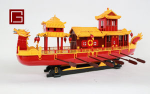 Bateaux DRAGON ROYAL-bateau traditionnel en bois produit de haute qualité fabriqué au VIETNAM - Product Image 4