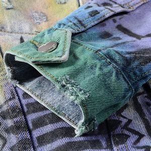 Ventes en gros d'usine 2024, vestes en jean rétro pour hommes de haute qualité, fabricant de vêtements pour moto - Product Image 6