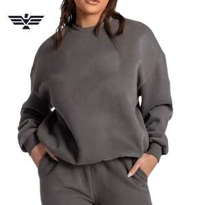 Trajes Deportivos Personalizados al por Mayor para Mujer, 100% Algodón Transpirable, con Capucha, Color Personalizado, Ropa Deportiva de Alta Calidad, Invierno, Sólido, Grueso - Product Image 2