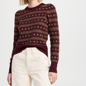 Suéter de Cuello Alto para Mujer, Nuevo, a Rayas, de Manga Larga, Tejido, Blusa Básica, Suéter Térmico para Invierno y Otoño, Moderno y Cálido - Product Image 3