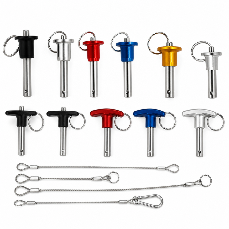 Heavy Duty Quick Release Ball Lock Safety Pins with Stainless Steel ...