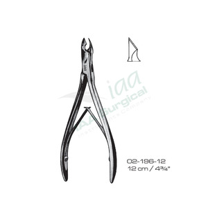Mini Rongeurs Curvos Friedmann, Pinzas para Huesos Finos, Instrumentos Quirúrgicos Ortopédicos Manuales de Acero Inoxidable con Certificación CE - Product Image 2