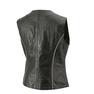Chaqueta de Motociclista de Cuero Genuino para Hombre, Talla Grande, Gruesa, de Alta Calidad, con Solapa, Corte Entallado, a la Moda, para Primavera - Product Image 4