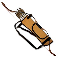 Sacoche à flèches de chasse en cuir PU de haute qualité, avec logo personnalisé imprimé, SKI INTERNATIONAL SI-HP-3101
