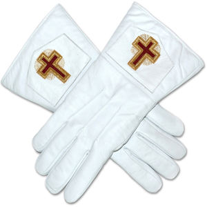 Gants en coton maçonniques de haute qualité, brodés avec logo personnalisé, séchage rapide, durables, pour le sport, toutes saisons - Product Image 5