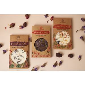 <b>Chocolate</b> <b>bar</b> Packaging Box Decorate with Flowers and <b>Nuts</b> High Quality for Export and Cerebration - Product Image 3