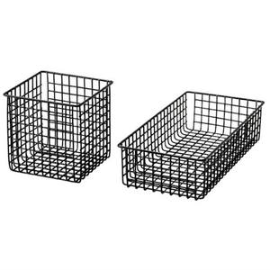 Handmade Black Powder Coated Metal Iron <b>Wire</b> <b>Basket</b> Vintage Decorative <b>Storage</b> <b>Basket</b> Wholesale Available - Product Image 5