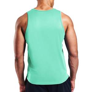 New Design Wholesale Active Wear Men's Tank Top Regular Fit Sleeveless Knitted Breathable High Quality Gym Tank Tops - Product Image 3