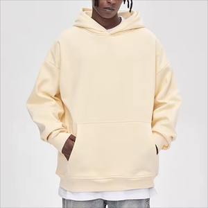 Sweat-shirts à capuche pour hommes en coton/polyester imperméable, coupe classique, poids lourd 370-550 g/m², avec logo personnalisé, automne - Product Image 2