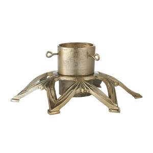 Le dernier support d'arbre de Noël coulé en fer avec support d'arbre de Noël fini en or pour la décoration d'arbre vivant Taille réglable - Product Image 1