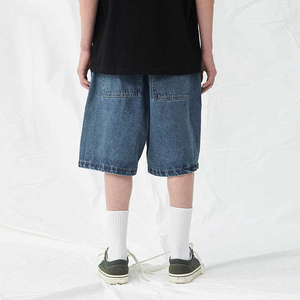 New Trendy Fashionable Custom <b>Jeans</b> Blue Summer <b>Men</b> Denim Shorts Baggy Unisex Shorts Plus Size <b>Men's</b> <b>Jeans</b> With Pockets - Product Image 4