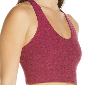 สปอร์ตบราไร้รอยต่อสำหรับผู้หญิงดีไซน์สายรัดยืดหยุ่นสวมใส่สบายรองรับการออกกำลังกายยิมใช้ในโรงยิมไซส์ XL - Product Image 4
