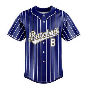 Uniforme de Béisbol Atlético OEM con Impresión de Alta Calidad, Camisetas de Béisbol Modernas con Botones - Product Image 6