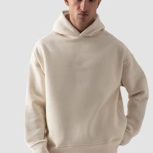 Venta al por mayor logotipo personalizado Unisex peso pesado desgastado bordado cortar y coser Vintage parche hombres lavado con ácido Sudadera con capucha desgastada - Product Image 1